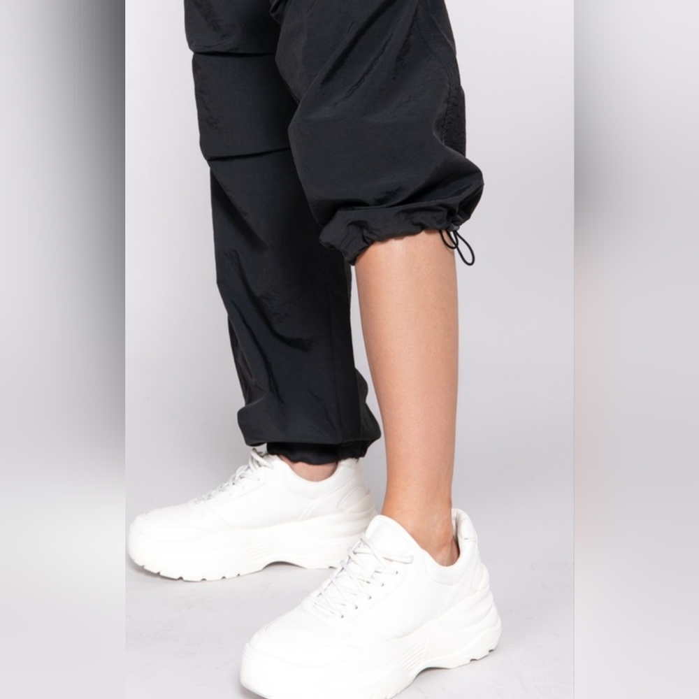 #124 🚨 SALE 🛑S, L BOHO FABULOUS WAIST ELASTIC PARACHUTE PANTS - Picture 5 of 13